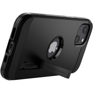 Spigen Tough Armor Case for Apple iPhone 13 mini Smartphone - Black - OEM - Impact Resistant, Shock Absorbing - Foam, Poly