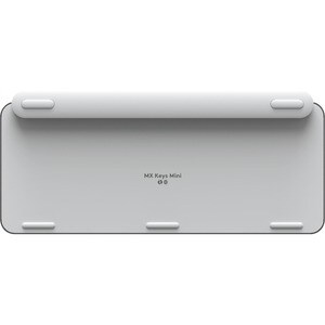 Logitech MX Keys Mini Keyboard - Wireless Connectivity - LED - English (US) - QWERTY Layout - Pale Gray - Bluetooth/RF - 1