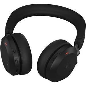 Jabra Evolve2 75 无线 入耳式 立体声 耳机 - 黑 - 双声道 - 耳罩 - 3000 cm - 蓝牙 - 20 Hz 到 20 kHz - 微机电（MEMS ）技术 麦克风 - 降噪 - A 型 USB