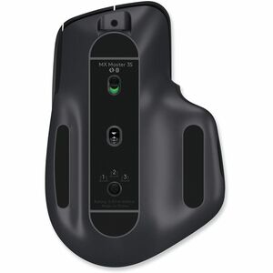 Logitech MX Master 3S Wireless Mouse - Darkfield - Wireless - 32.80 ft (9997.44 mm) - Bluetooth/Radio Frequency - 2.40 GHz
