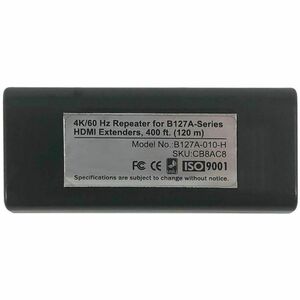 Tripp Lite series B127A-010-H Signal-Repeater - Plastik - TAA-konform - 3840 × 2160 - 121,92 m Maximale Betriebsreichweite