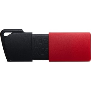 Unidad flash Kingston DataTraveler Exodia M - 128 GB - USB 3.2 (Gen 1) - Rojo, Negro - 1 Paquete