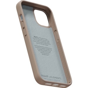 Coque Njord Fabric - pour Apple iPhone 14 Pro Max Smartphone - Rose des sables - Résistant aux chocs, Résistant aux rayure