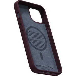 Njord Case for Apple iPhone 14 Smartphone - Rust - Drop Resistant, Scratch Resistant, Dirt Proof - Salmon Leather