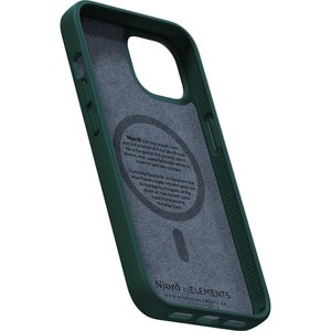 Funda Njord - para Apple iPhone 14 Smartphone - Verde Oscuro - Resistente a Caídas, Resistencia a arañazos, Antipolvo - Cu