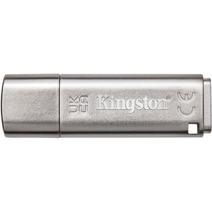 IronKey IKLP50 32 GB USB 3.2 (Gen 1) Type A Flash Drive - Silver - XTS-AES, 256-bit AES - TAA Compliant - 145 MB/s Read Sp