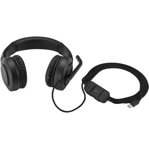 Kensington H1000 Wired On-ear, Over-the-head Stereo Headset - Black - Binaural - Ear-cup - 32 Ohm - 20 Hz to 20 kHz - 182.