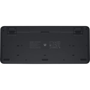 Logitech Signature K650 Keyboard - Wireless Connectivity - Spanish - QWERTY Layout - Graphite Grey - Bluetooth/RF - 5.1 - 
