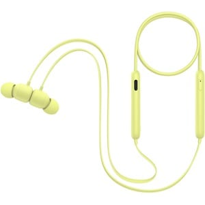 Beats by Dr. Dre Flex Wireless Behind-the-neck, Earbud Stereo Earset - Citrus Yellow - Binaural - In-ear - Bluetooth