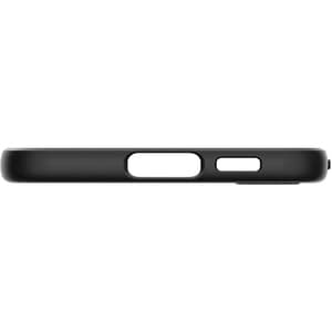 Spigen Liquid Air Case for Samsung Galaxy S23 Smartphone - Matte Textured, Geometric Design - Matte Black - Anti-slip, Dro