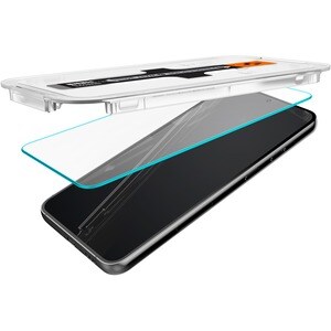 Spigen EZ FIT GLAS.tR 9H Tempered Glass Screen Protector - For LCD Smartphone - Dust Resistant, Oil Resistant, Fingerprint