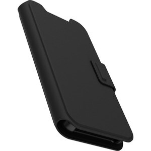 OtterBox Strada Via Carrying Case (Folio) Samsung Galaxy S23 Smartphone - Night Black - Drop Resistant, Fingerprint Resist
