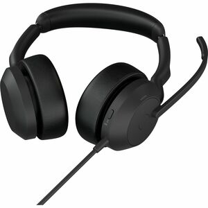 Jabra Evolve2 50 Wired On-ear Stereo Headset - Binaural - Supra-aural - 20 Hz to 20 kHz - 170 cm Cable - MEMS Technology, 