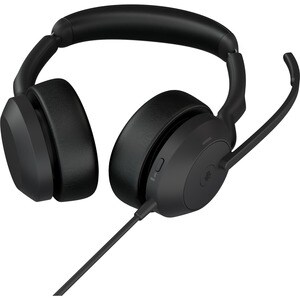 Jabra Evolve2 50 Headset - Stereo - USB Type A - Wired/Wireless - Bluetooth - 3000 cm - 20 Hz to 20 kHz - On-ear - Binaura