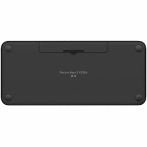 Logitech Pebble Keys 2 K380s Keyboard - Wireless Connectivity - USB Interface - Brazilian Portuguese - Graphite - Bluetoot