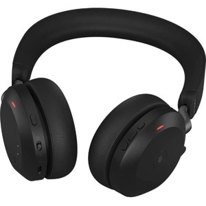 Jabra Evolve2 75 无线 入耳式 立体声 耳机 - 黑 - 双声道 - 耳罩 - 3000 cm - 蓝牙 - 20 Hz 到 20 kHz - 微机电（MEMS ）技术 麦克风 - 降噪 - C型 USB