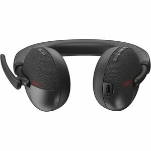 Dell WL3024 Kabellos Auf den Ohren, Kopfbügel Stereo Headset - Schwarz - Microsoft-Teams-Zertifizierung - Siri, Google Ass