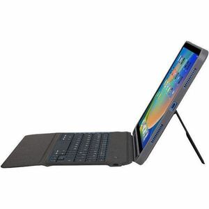 DEQSTER Slim Robust Tastatur/Cover für 27,7 cm (10,9 Zoll) Apple iPad (7. Generation), iPad (8. Generation), iPad (9. Gene