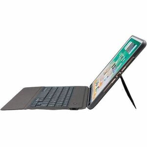 DEQSTER Slim Robust Tastatur/Cover für 25,9 cm (10,2 Zoll) Apple iPad (7. Generation), iPad (8. Generation), iPad (9. Gene