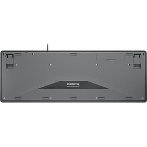 CHERRY Tastatur - Kabel Konnektivität - USB Schnittstelle - Deutsch - Schwarz - Schere Keyswitch - 10 Hotkey(s) - Leiser, 