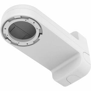 Hanwha SBP-250WMW Pole/Wall Mount for Mounting Adapter - White - 44.09 lb Load Capacity - Aluminum, Polycarbonate