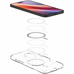 Spigen Crystal Flex Case for Apple iPhone 16 Smartphone - Crystal Clear - Drop Resistant - Wireless Charging Compatible