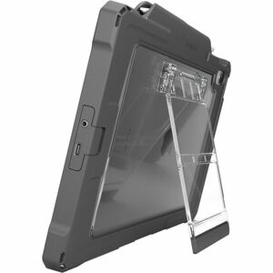 MAXCases Shield Extreme-X2 for iPad 10 10.9" w/3.5 mm Adapter and Tamper-Resistant Design (2022) (Black Bezel-Gray Case) -