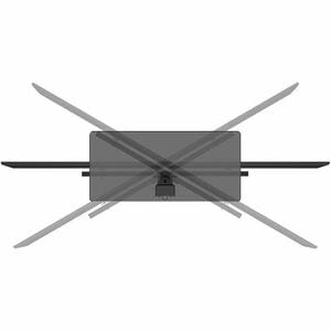 Neomounts Height Adjustable TV Stand - 94 cm (37") to 177.8 cm (70") Screen Support - 40 kg Load Capacity - 79.5 cm Height