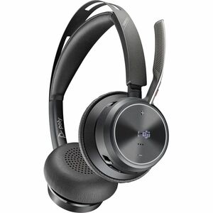 Poly Voyager Focus 2 Com fios/sem fios Headset Estéreo Fone de ouvido - Preto - Microsoft Teams Certification - Google Ass