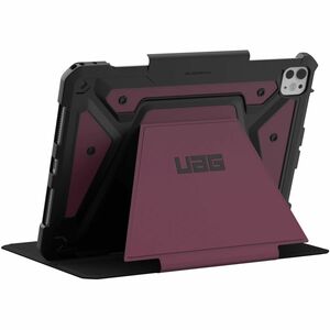Urban Armor Gear Metropolis SE Robust Tasche (Folie) für 27,9 cm (11 Zoll) Apple iPad Pro 11 (2024) Tablet - Bordeaux - Po