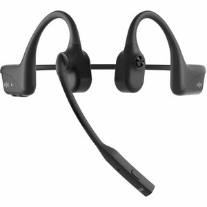 Shokz OpenMeet Sem fios Headset, Na orelha, Fixo à orelha Estéreo Fone de ouvido - Preto - Binaural - Supra-aural - 2900 c