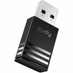 Cudy WU1300S IEEE 802.11 a/b/g/n/ac Dual Band Wi-Fi Adapter - USB 3.0 - 1.24 Gbit/s - 2.40 GHz ISM - 5 GHz UNII