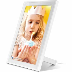 Aluratek AWFC10F Digital Frame - 10.1" LCD Digital Frame - 1920 x 1080 - Wireless - 16:9 - Calendar, In-plane Switching (I