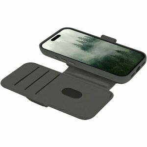 dbramante1928 ApS Lynge Carrying Case (Wallet) Apple iPhone 17 Pro Smartphone - Forest Shadow - Stain Resistant - Plastic,