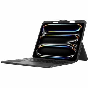 Targus VersaVu THZ989UK Tastatur/Cover (Folie) für 33 cm (13 Zoll) Apple iPad Pro 13 (2024) Tablet - Schwarz - Thermoplast