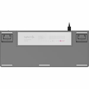 Logitech G G515 RAPID TKL 游戏键盘 - 无数字小键盘 - 电缆 连接 - A 型 USB 接口 - RGB LED - 英文（美国） - QWERTY 布局 - 白 - 磁力 按键开关 - Windows 10, Wi