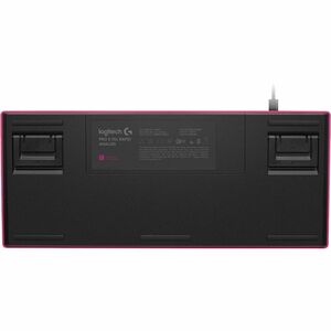 Logitech G PRO X TKL RAPID 游戏键盘 - 无数字小键盘 - 电缆 连接 - A 型 USB 接口 - RGB LED - QWERTY 布局 - 粉 - 磁力 按键开关 - 87 Key(s) - 游戏模式, 多媒体 