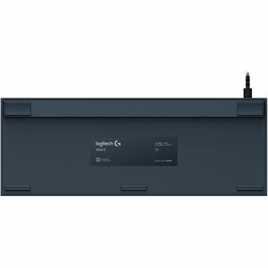 Logitech G G316 X 8K 游戏键盘 - 袖珍的 - 电缆 连接 - USB 3.0 A 型 接口 - RGB LED - 黑 - 线性机械 按键开关 - 98 Key(s) - Windows 10, Mac OS X 12.0