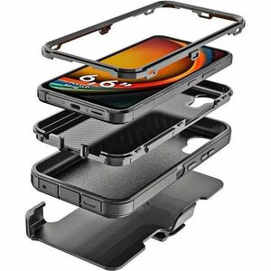 Strike Rugged Carrying Case Samsung Galaxy XCover7 Smartphone - Black - Dust Resistant, Debris Resistant, Drop Resistant, 