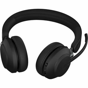 Jabra Evolve2 65 Headset - Stereo - Wireless - Bluetooth - 98.4 ft - On-ear, Over-the-head - Binaural - Circumaural - Nois