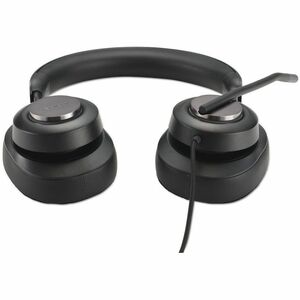 Kensington H2000 Wired Over-the-ear, Over-the-head Stereo Headset - Black - Microsoft Teams Certification - Binaural - Cir