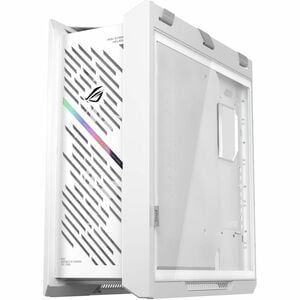 ROG Strix Helios II EATX mid-tower gaming case with dual tempered glass side panels, GPU support for up to 450mm in length