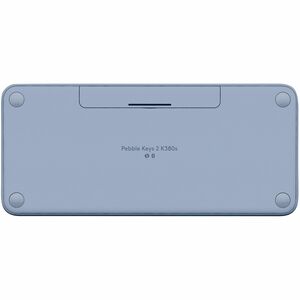 Logitech Pebble Keys 2 K380s 键盘 - 袖珍的 - 无线 连接 - USB 接口 - 英文（美国） - QWERTY 布局 - 蓝 - Bluetooth/RF - 10 m - 2.40 GHz - 台式机, 搜索