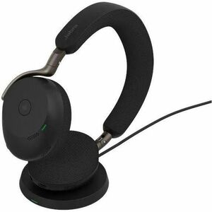 Jabra Evolve3 75 无线 入耳式, 头戴式, 挂耳式 立体声 耳机 - 黑 - Microsoft Teams认证 - 双声道 - 上耳式 - 3000 cm - 蓝牙 - 35 欧姆 - 20 Hz 到 20 kHz - 微机电