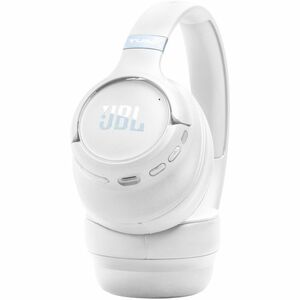 JBL Tune 780NC Wired/Wireless Over-the-ear, On-ear, Over-the-head Stereo Headset - White - Binaural - Ear-cup - Bluetooth 