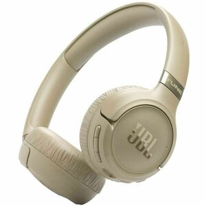 JBL Tune 680NC Wired/Wireless Over-the-ear, On-ear, Over-the-head Stereo Headset - Beige - Binaural - Ear-cup - Bluetooth 