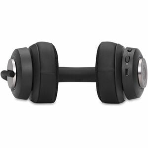 ACCO H3000 Kabellos Über das Ohr, Kopfbügel Stereo Headset - Schwarz - Microsoft-Teams-Zertifizierung - Google Assistant, 