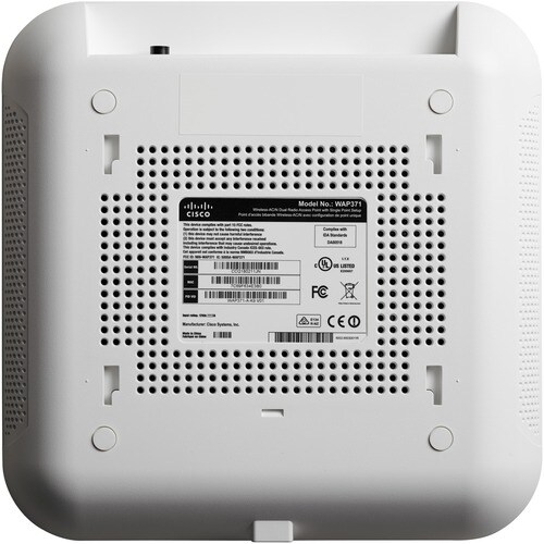 Cisco WAP371 IEEE 802.11ac 1.27 Gbit/s Ponto de acesso sem fio - 2.40 GHz, 2.50 GHz - 1 x Network (RJ-45) - Ethernet, Fast