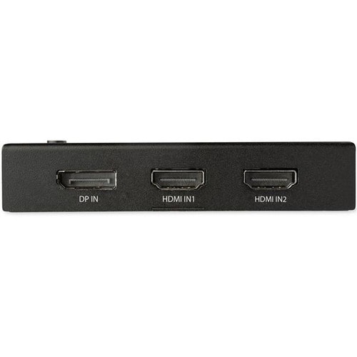 StarTech.com VS421HDDP Audio/Video Switchbox - Cable - 4096 x 2160 - 4K - 4 Input Device - 1 Display - Display, Media Play