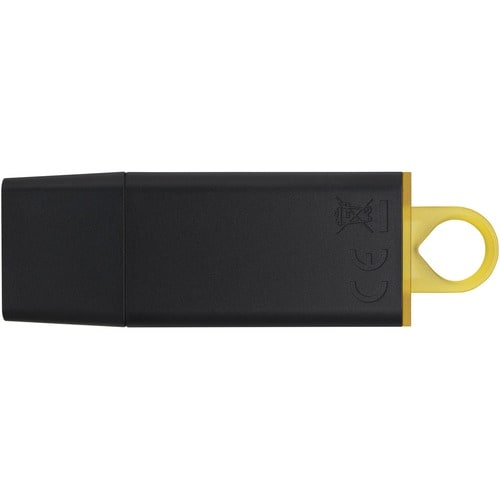 Kingston DataTraveler Exodia DTX 128 GB USB 3.2 (Gen 1) Flash Drive - Black, Yellow - 1 Pack
